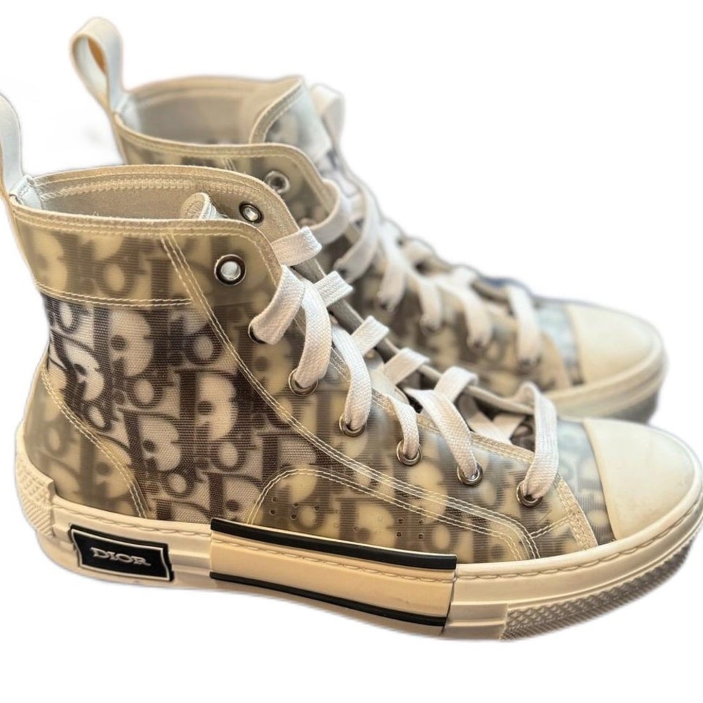 Dior Black & White B23 High-Top Sneaker